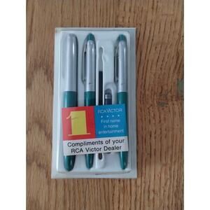 1950s Ad promo WearEver Pen Set "Compliments Of Your RCA Victor Dealer"